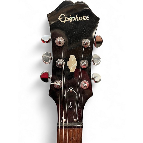 Used Epiphone Dot Cherry Hollow Body Electric Guitar