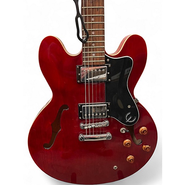 Used Epiphone Dot Cherry Hollow Body Electric Guitar