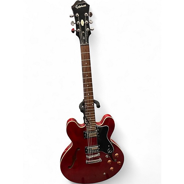 Used Epiphone Dot Cherry Hollow Body Electric Guitar