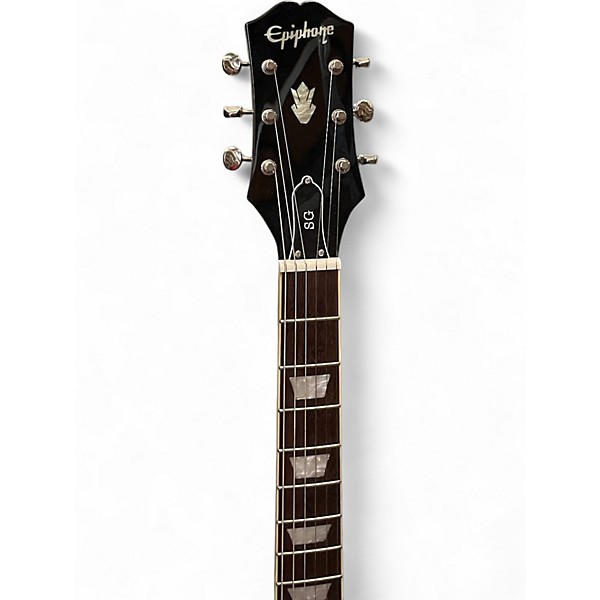 Used 2011 Epiphone SG Standard Black Solid Body Electric Guitar