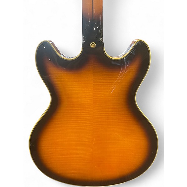 Used D'Angelico EX-DC/SP 2 Color Sunburst Hollow Body Electric Guitar