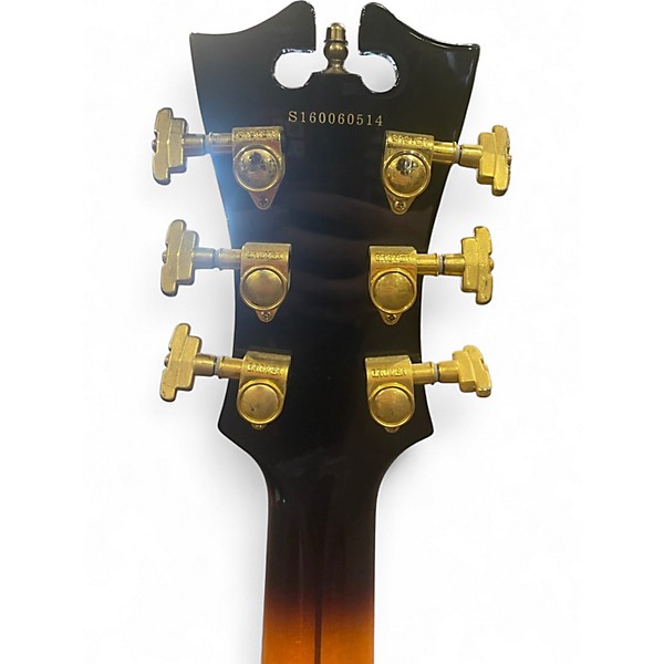 Used D'Angelico EX-DC/SP 2 Color Sunburst Hollow Body Electric Guitar
