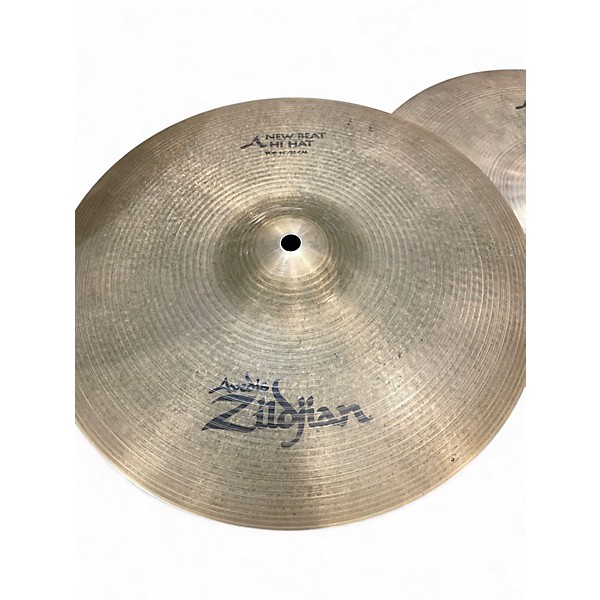 Used Zildjian 14in New Beat Hi Hat Pair Cymbal