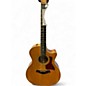 Used Taylor 414 CE L4 (CRACKED FIXED AS IS) Natural Acoustic Electric Guitar