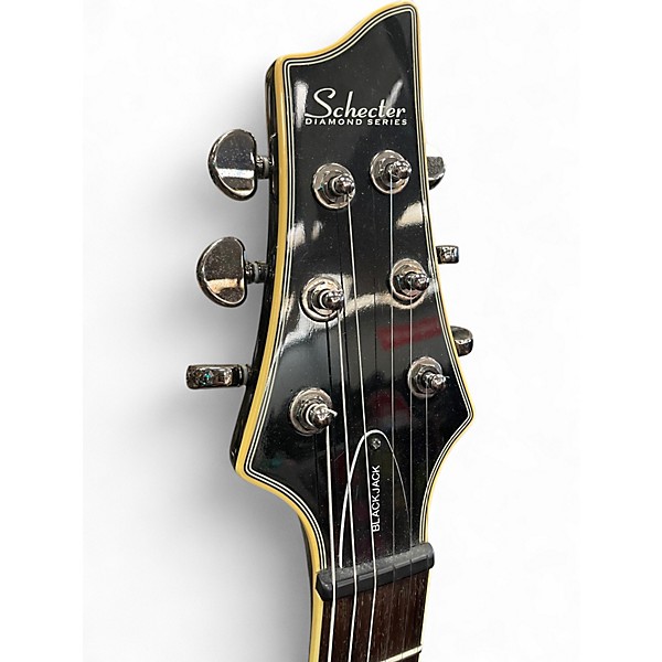 Used Schecter Guitar Research Blackjack C1 Black Solid Body Electric Guitar