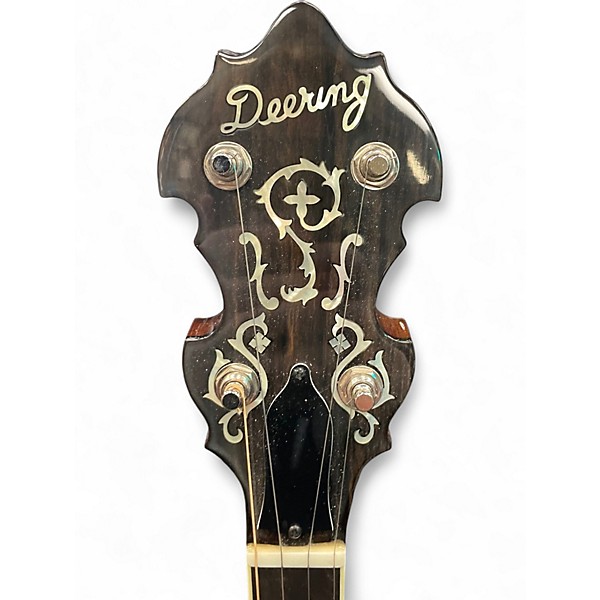 Used Deering Golden Wreath Natural Banjo