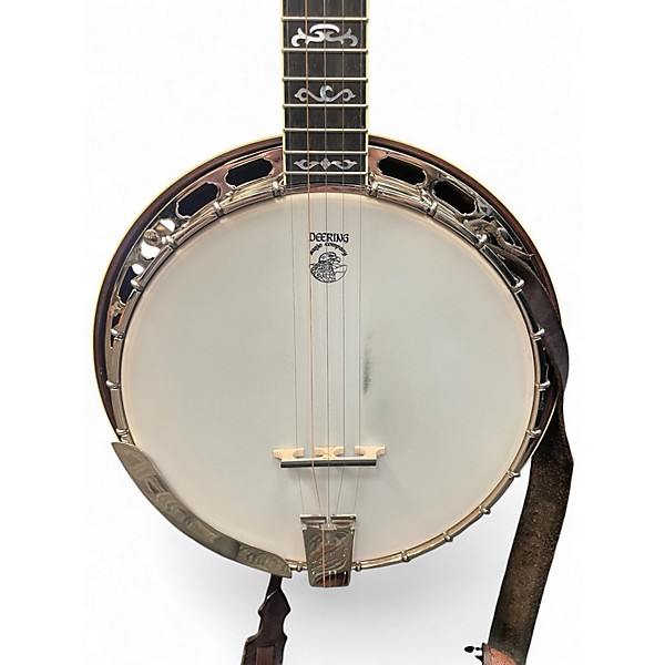 Used Deering Golden Wreath Natural Banjo
