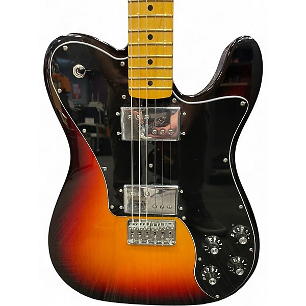 Used 2022 Fender American Vintage II 1975 Telecaster Deluxe Sunburst Solid Body Electric Guitar