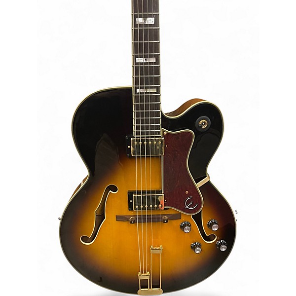 Used Epiphone Broadway 2 Color Sunburst Hollow Body Electric Guitar