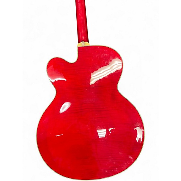 Used Hofner HI J5 Red Hollow Body Electric Guitar