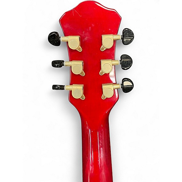 Used Hofner HI J5 Red Hollow Body Electric Guitar