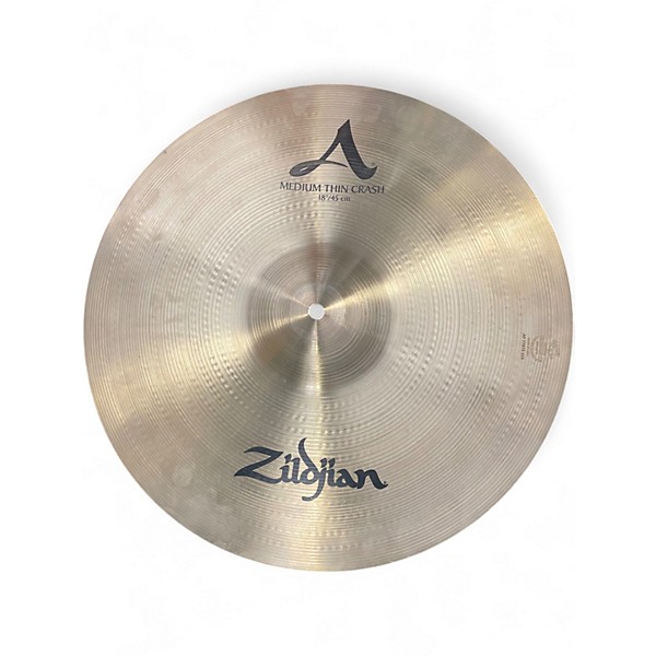 Used Zildjian 14in A Custom Mastersound Hi Hat Pair Cymbal