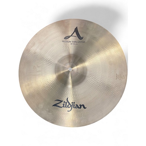 Used Zildjian 14in A Custom Mastersound Hi Hat Pair Cymbal