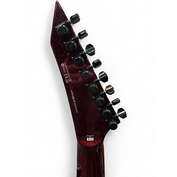 Used ESP LTD SC607B 7 String Baritone CHERRY SPARKLE Solid Body Electric Guitar