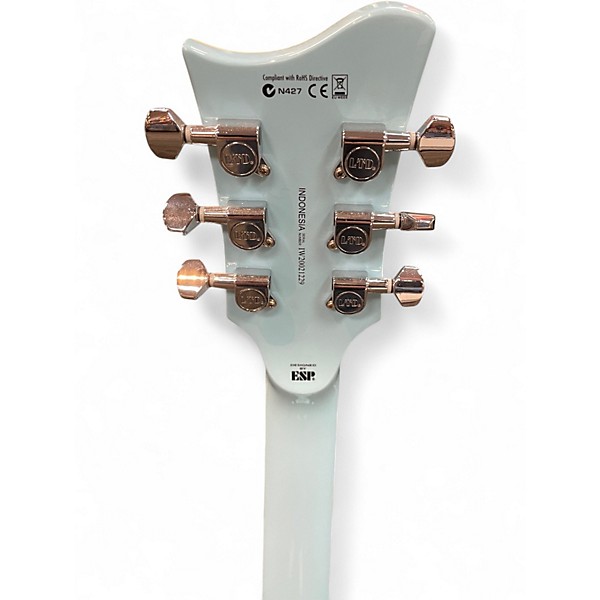 Used ESP Xtone PS-1 Paramount Daphne Blue Hollow Body Electric Guitar