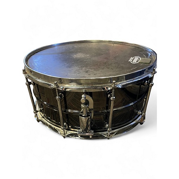 Used Pork Pie 14X6.5 BIG BLACK BRASS Black Drum