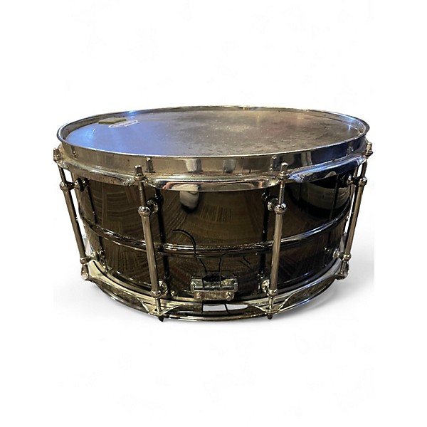 Used Pork Pie 14X6.5 BIG BLACK BRASS Black Drum