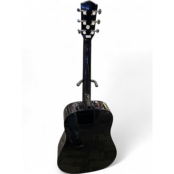 Used Fender CD60 Dreadnought w/case  Black Acoustic Guitar