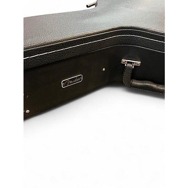 Used Fender CD60 Dreadnought w/case  Black Acoustic Guitar