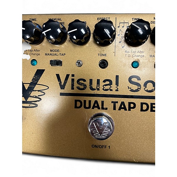 Used Visual Sound V3DTD Dual Tap Delay Effect Pedal