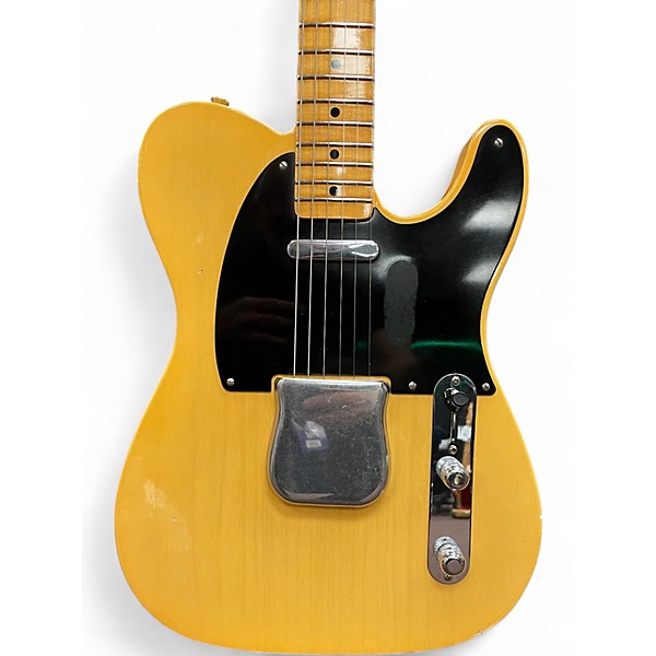 Used Fender 1952 Journeyman Relic Telecaster AGED NOCASTER BLONDE Solid Body Electric Guitar