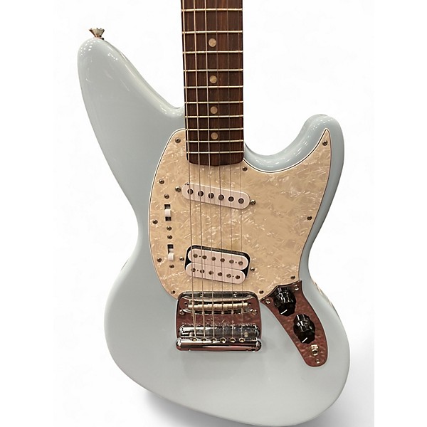 Used 2021 Fender Kurt Cobain Jag-Stang Sonic Blue Solid Body Electric Guitar