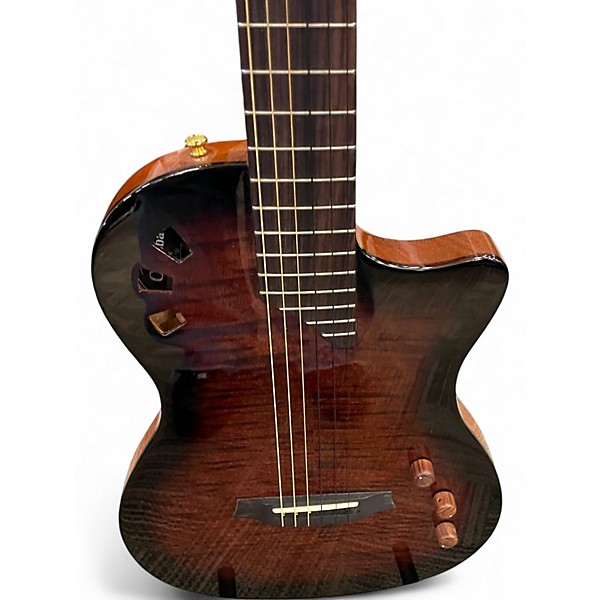 Used Cordoba Stage Black Burst Classical Acoustic Electric Guitar