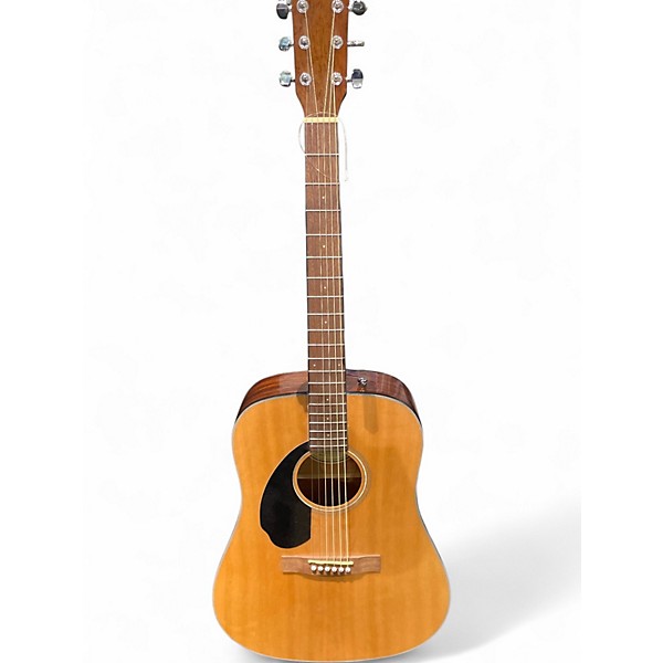Used Fender CD60 Dreadnought Antique Natural Acoustic Guitar