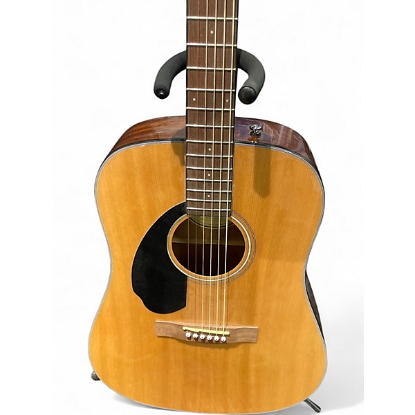 Used Fender CD60 Dreadnought Antique Natural Acoustic Guitar