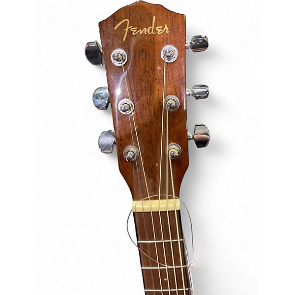 Used Fender CD60 Dreadnought Antique Natural Acoustic Guitar