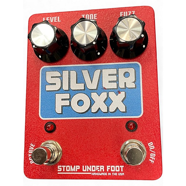 Used Stomp Under Foot silver fox Effect Pedal