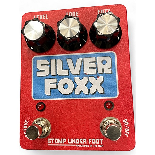 Used Stomp Under Foot silver fox Effect Pedal