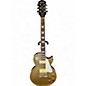 Used 2010 Epiphone LES PAUL STANDARD 56' GOLD TOP GOLD Solid Body Electric Guitar thumbnail
