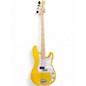 Used Squier Precision Bass yellow Electric Bass Guitar thumbnail