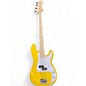 Used Squier Precision Bass yellow Electric Bass Guitar