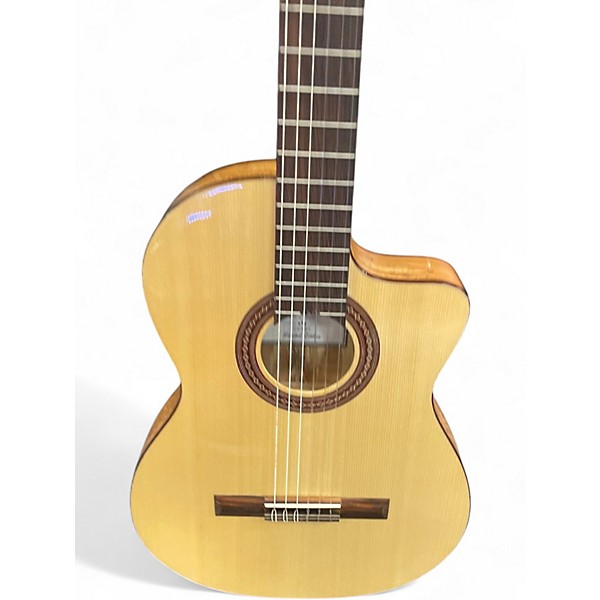 Used Cordoba C5-CET Thinline Natural Classical Acoustic Electric Guitar