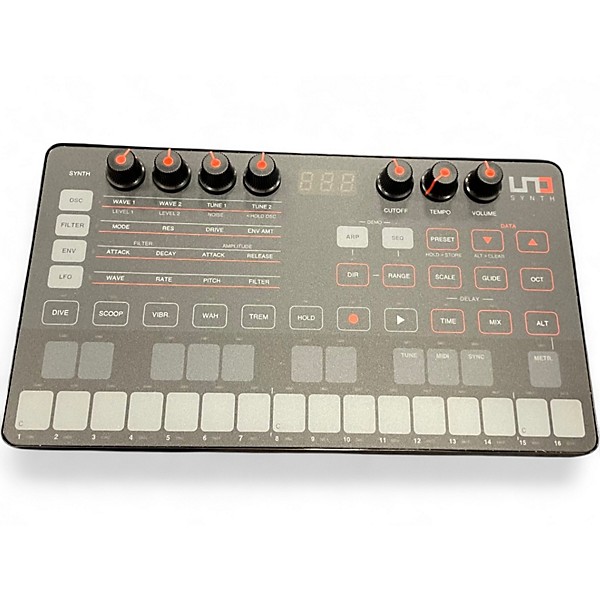 Used IK Multimedia Uno Portable Analog Synthesizer Synthesizer