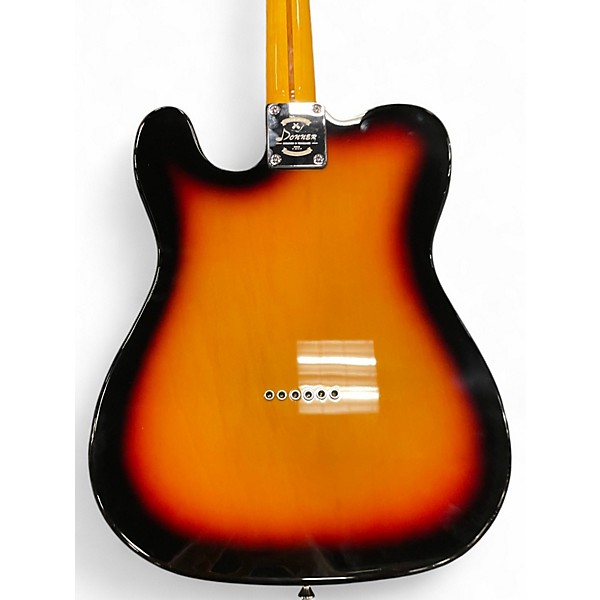Used Donner Designer Series Sunburst Hollow Body Electric Guitar