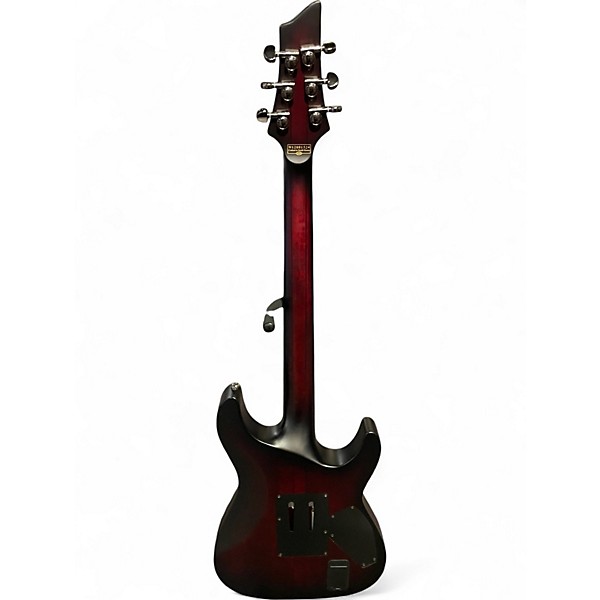 Used Schecter Guitar Research Extreme C-1 FR LEFT HANDED Red Solid Body Electric Guitar