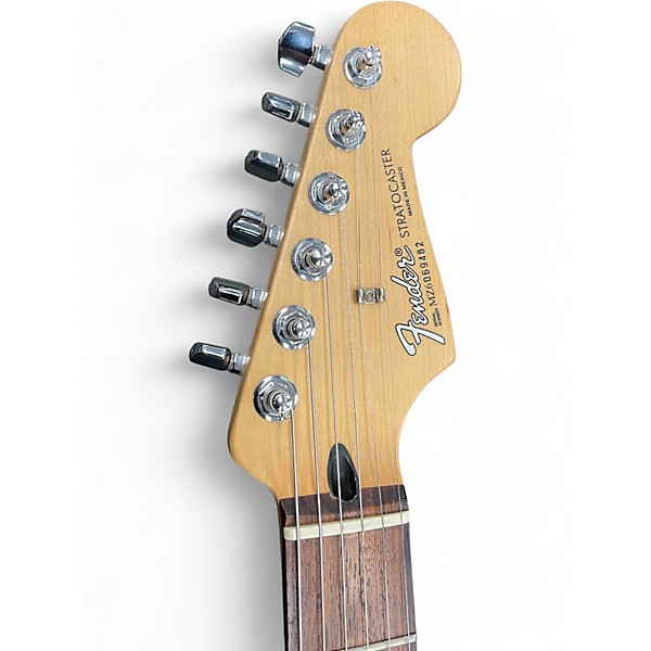 Used 2006 Fender Standard Stratocaster BLACK Solid Body Electric Guitar