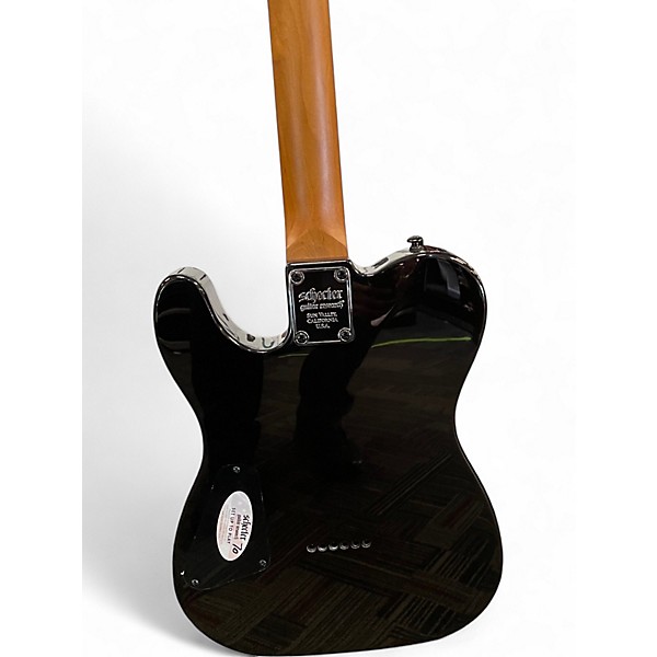 Used Schecter Guitar Research Diamond Series PT Black Fade Burst Burl Solid Body Electric Guitar