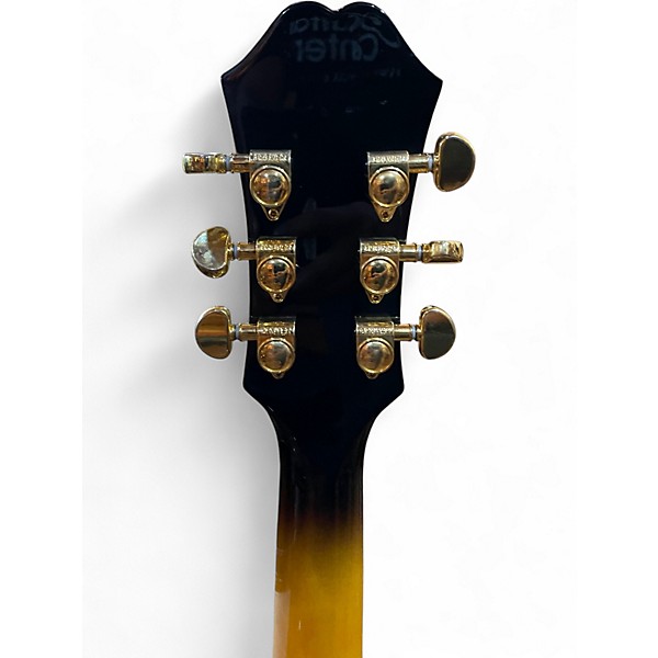 Used Epiphone EJ200SCE Vintage Sunburst Acoustic Electric Guitar