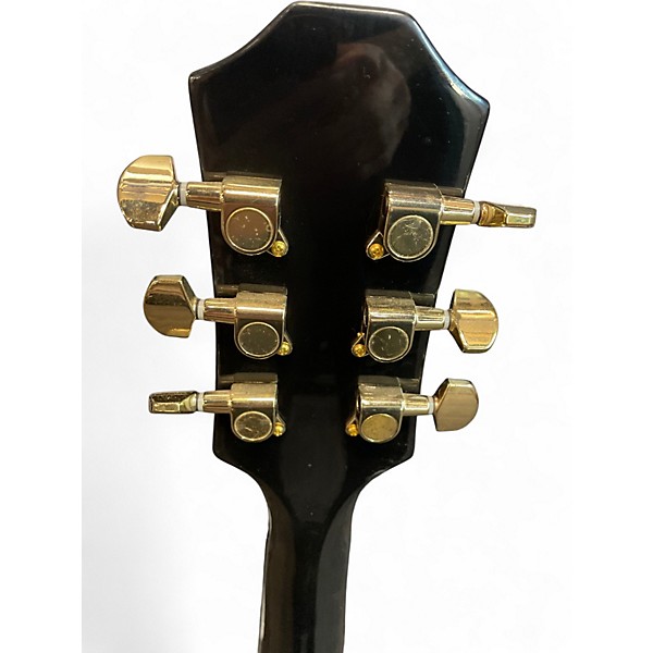 Used Xaviere XV-900 Black Hollow Body Electric Guitar