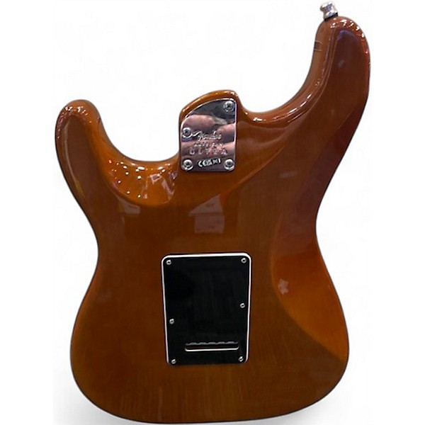 Used Fender American Ultra Stratocaster HSS Tiger Eye Solid Body Electric Guitar