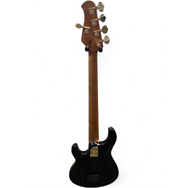 Used Ernie Ball Music Man Stingray HH 5 String Black Electric Bass Guitar
