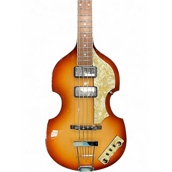 Used Hofner HCT-500\1-CV Contemporary Series Carvern 2 Color Sunburst Electric Bass Guitar