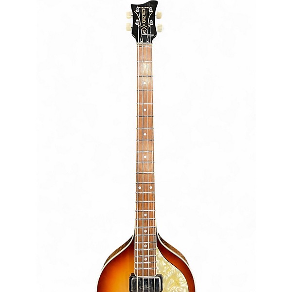 Used Hofner HCT-500\1-CV Contemporary Series Carvern 2 Color Sunburst Electric Bass Guitar