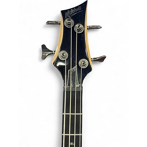 Used Mitchell MB200 Burgundy Electric Bass Guitar