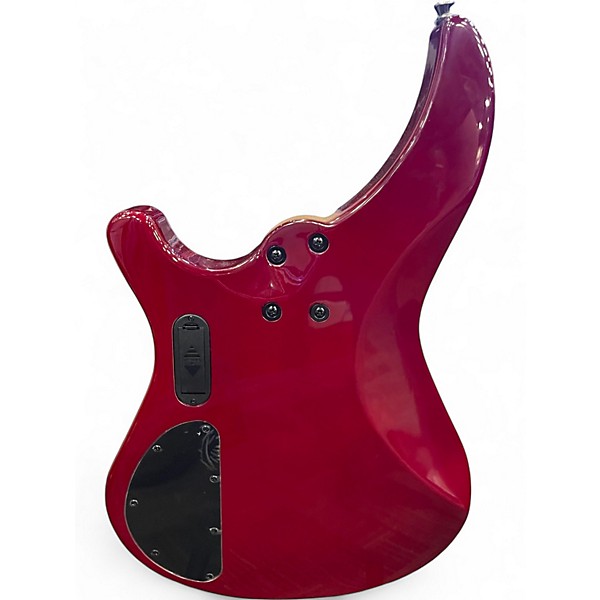 Used Mitchell MB200 Burgundy Electric Bass Guitar