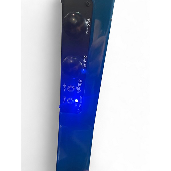 Used Stagg HDB-200 Turquoise Upright Bass